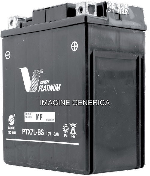 Acumulator moto V Platinum, marca Vicma, cod YTX12-BS