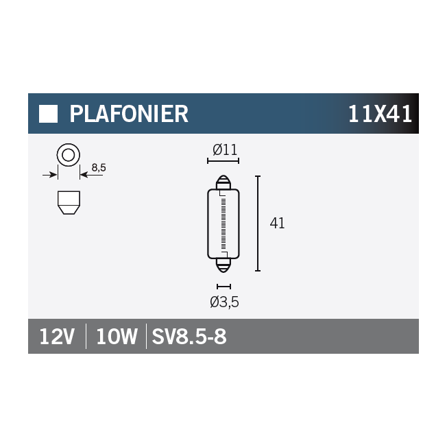 Bec plafoniera 11X41 OSRAM 6411 STANDARD LINE