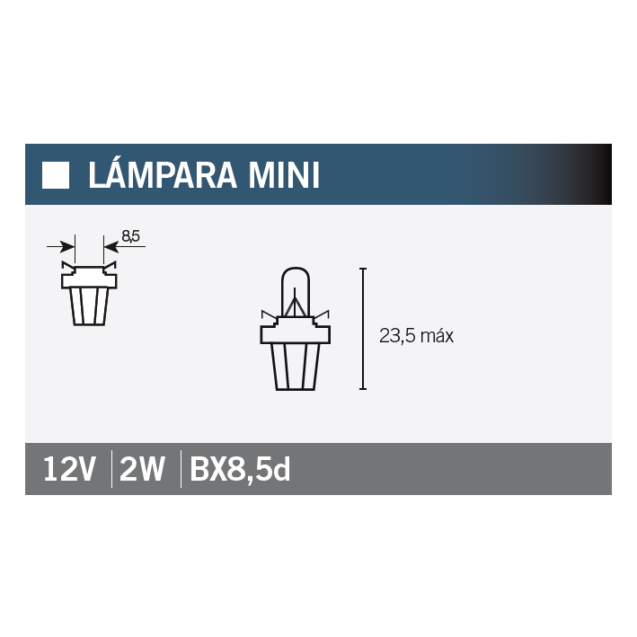Bec panou bord OSRAM 2722MFX STANDARD LINE