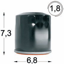 Filtru de ulei Kawasaki, cod 9059