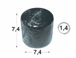 Filtru de ulei Cagiva, cod 9078