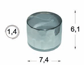 Filtru de ulei Harley Davidson, cod 9089