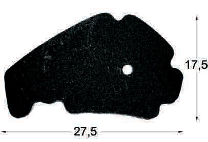 Filtru de aer Piaggio, cod 9185