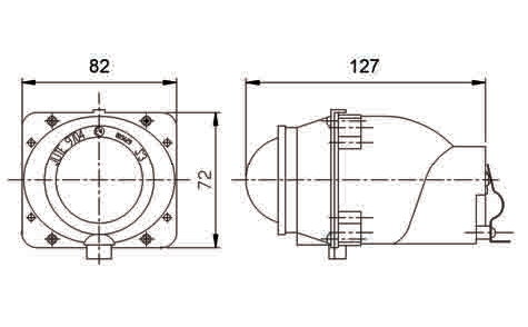 Far moto universal Vicma, cod 6955
